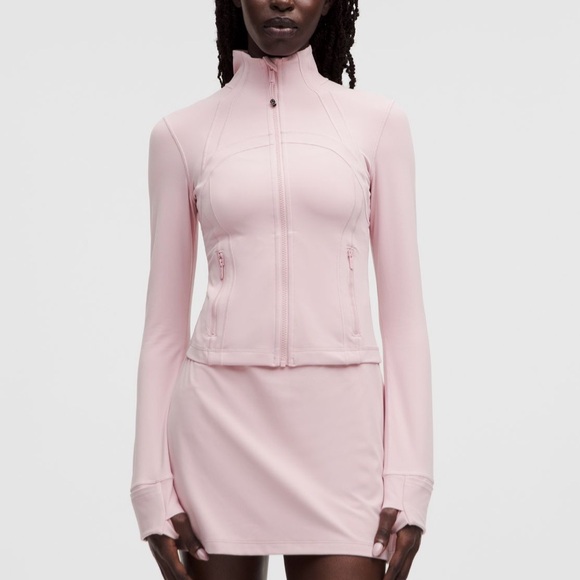 lululemon athletica Jackets & Blazers - Lululemon Define Cropped Jacket Nulu Pink Haze Size 14 Sz 14